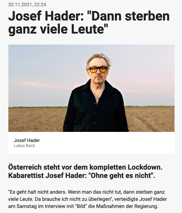 Screenshot der Webseite heute.at